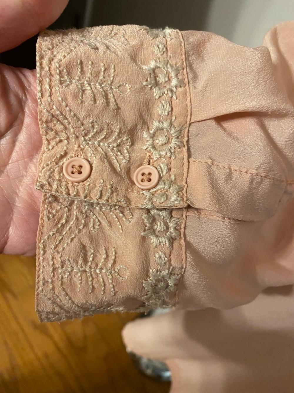 Johnny Was Biya Silk Tunic Blouse - Picture 8 of 9